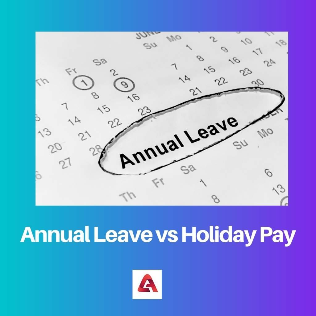Annual Leave vs Holiday Pay