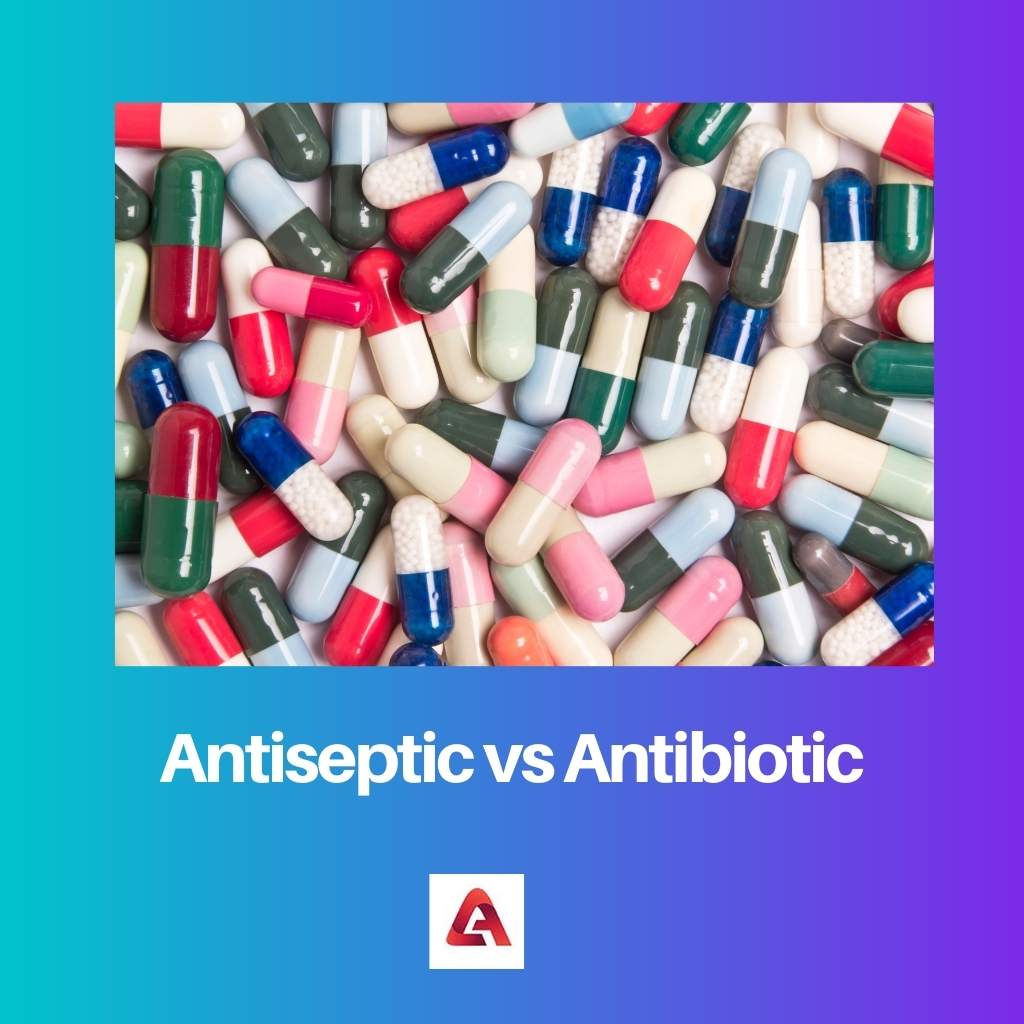 Antiseptic vs Antibiotic
