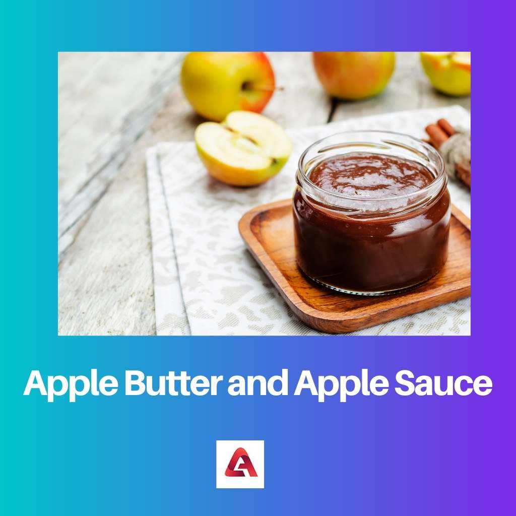 Apple Butter and Apple Sauce