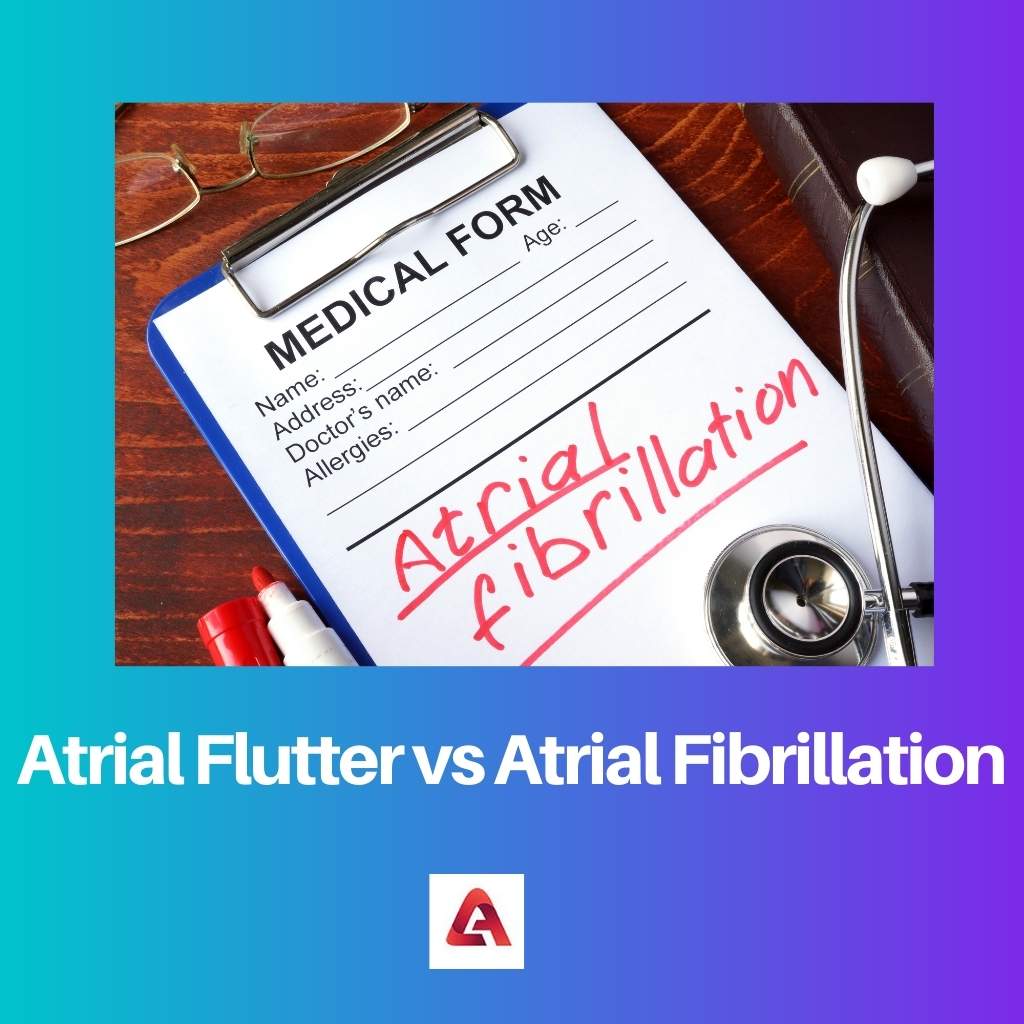 Atrial Flutter vs Atrial Fibrillation
