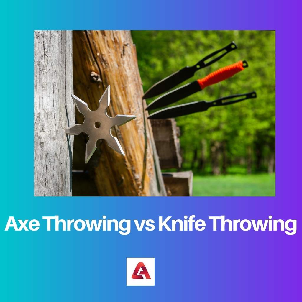Axe Throwing vs Knife Throwing
