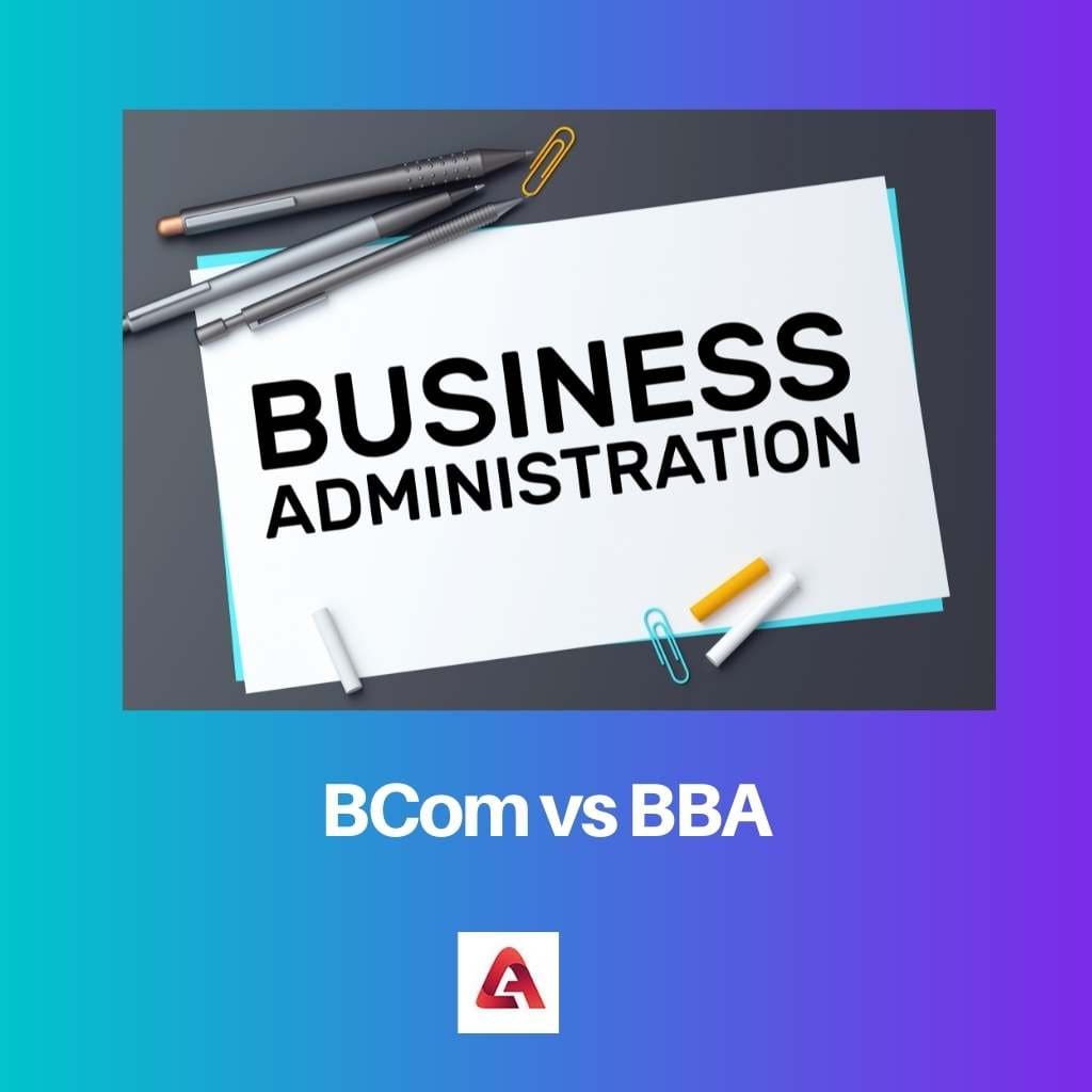 BCom vs BBA