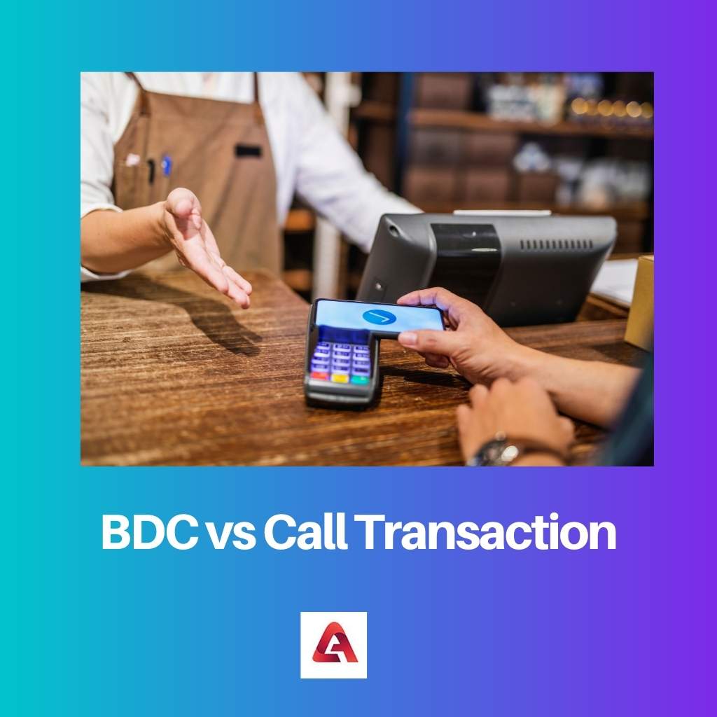 BDC vs Call Transaction
