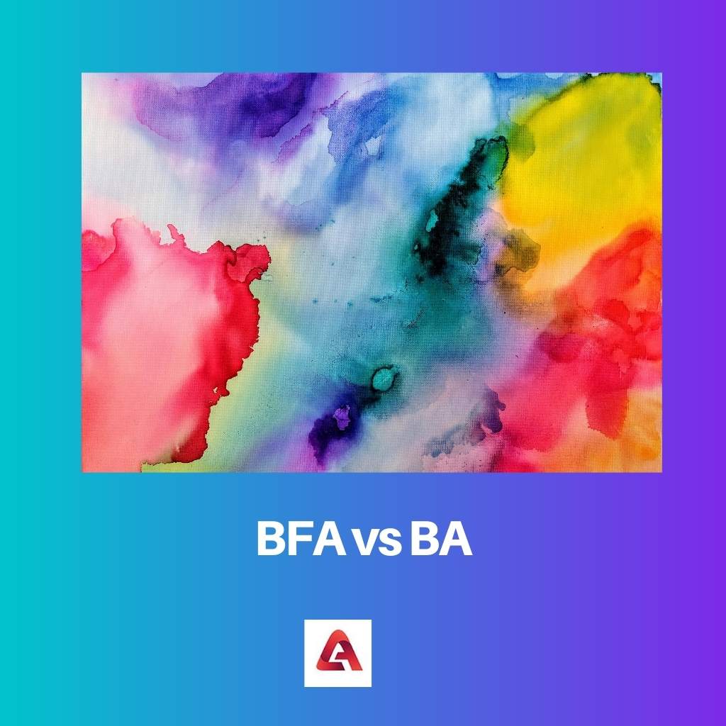 BFA vs BA