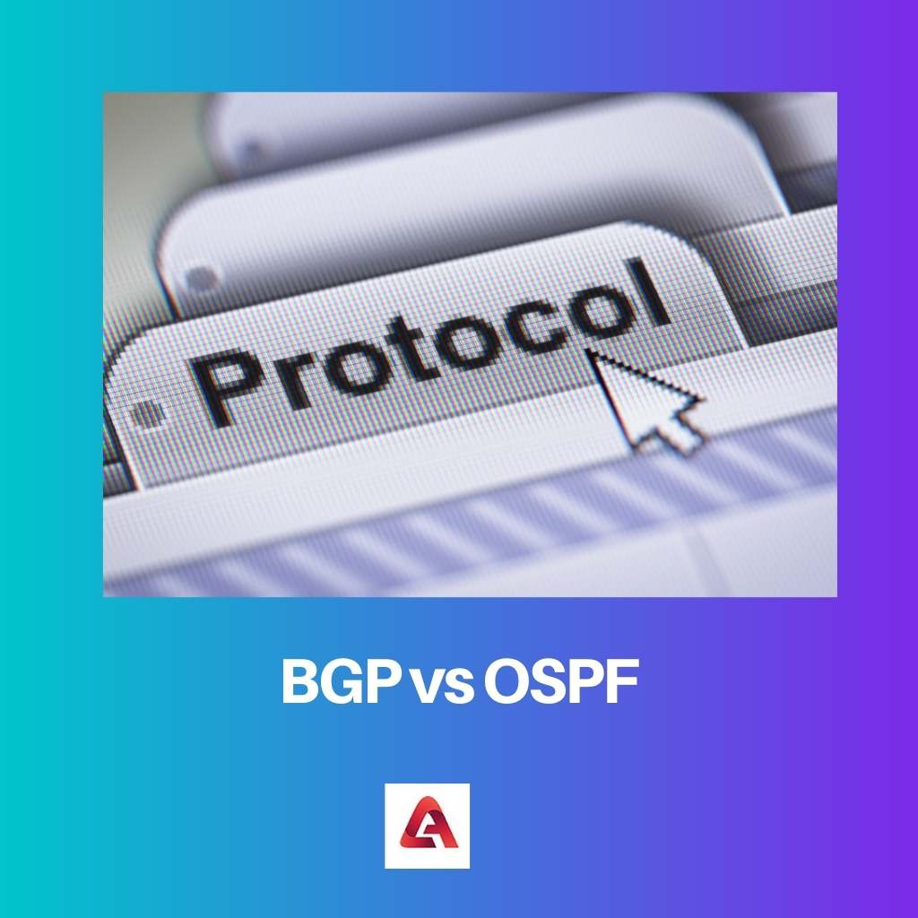 BGP vs OSPF