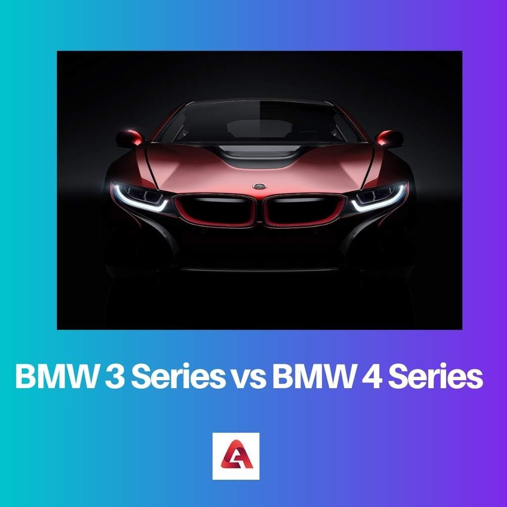 BMW 3 Series vs BMW 4 Series