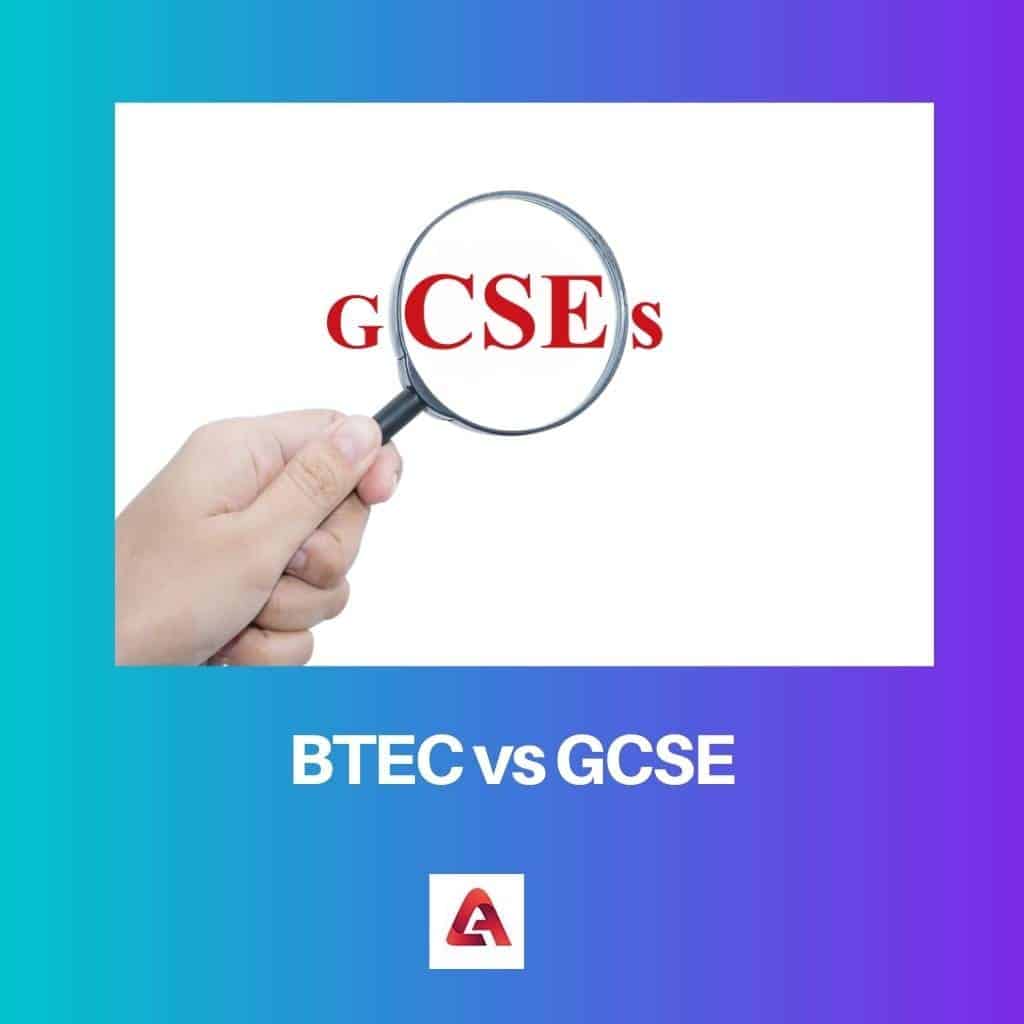 Difference Between BTEC And GCSE