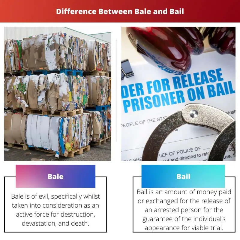 Bale vs Bail – Difference Between Bale and Bail