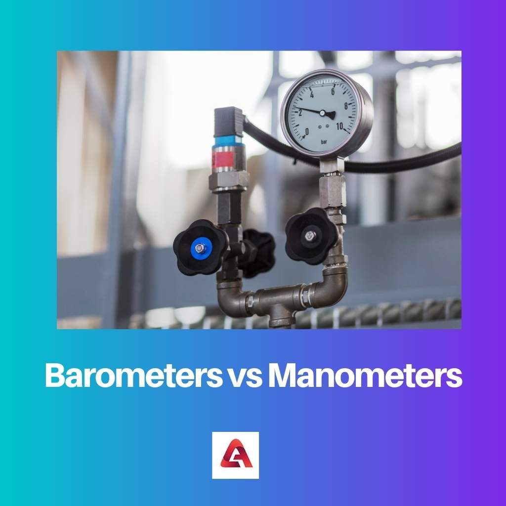 Barometers vs Manometers