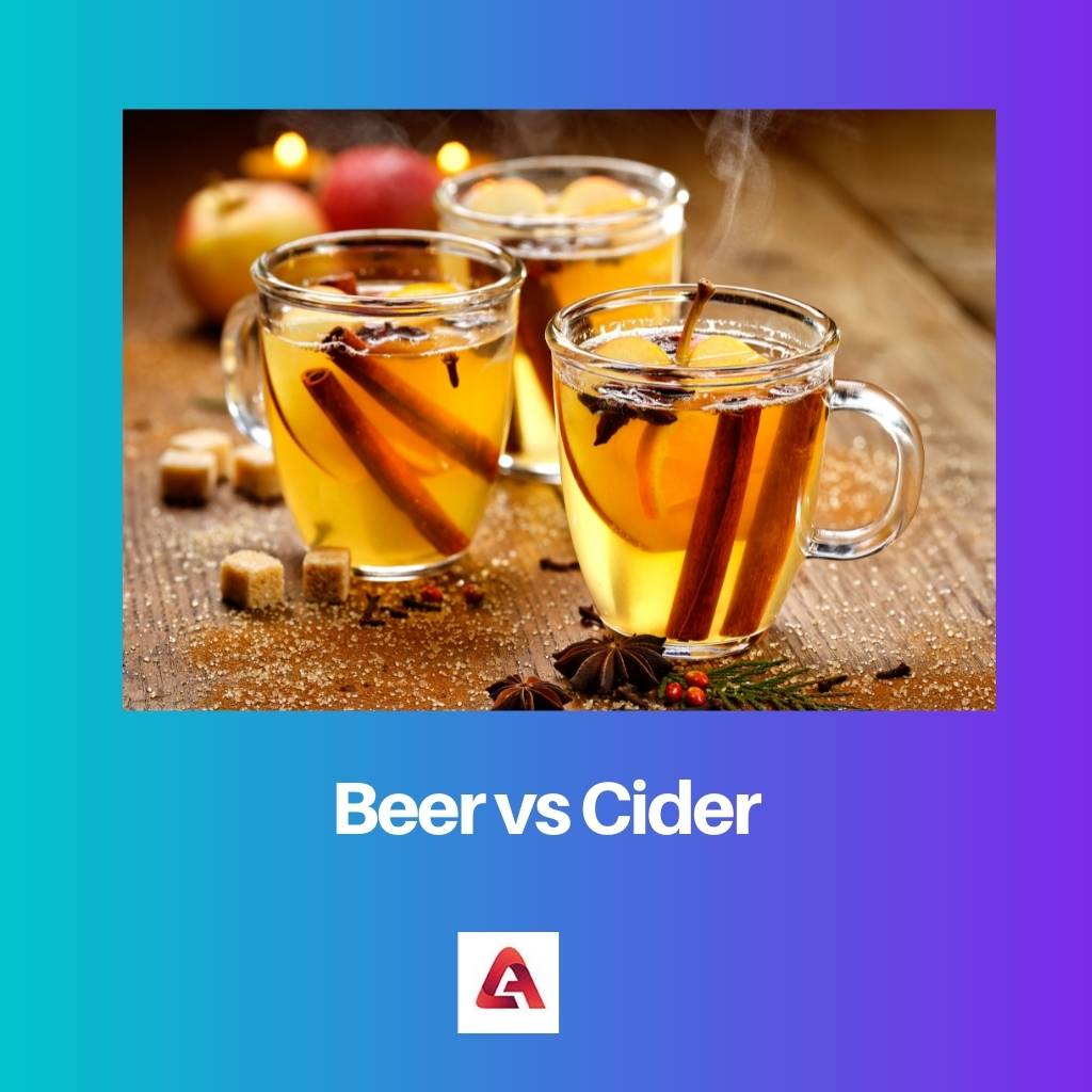 Beer vs Cider