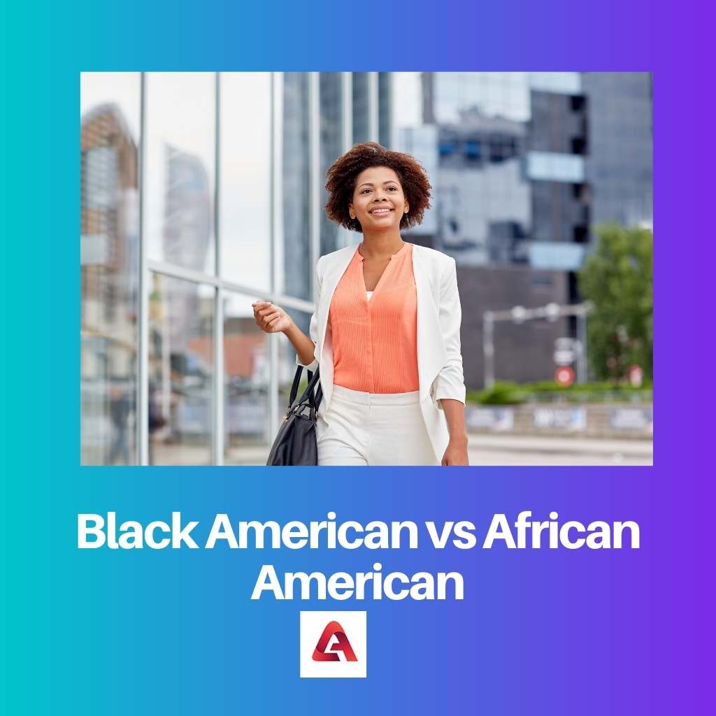 Black American vs African American
