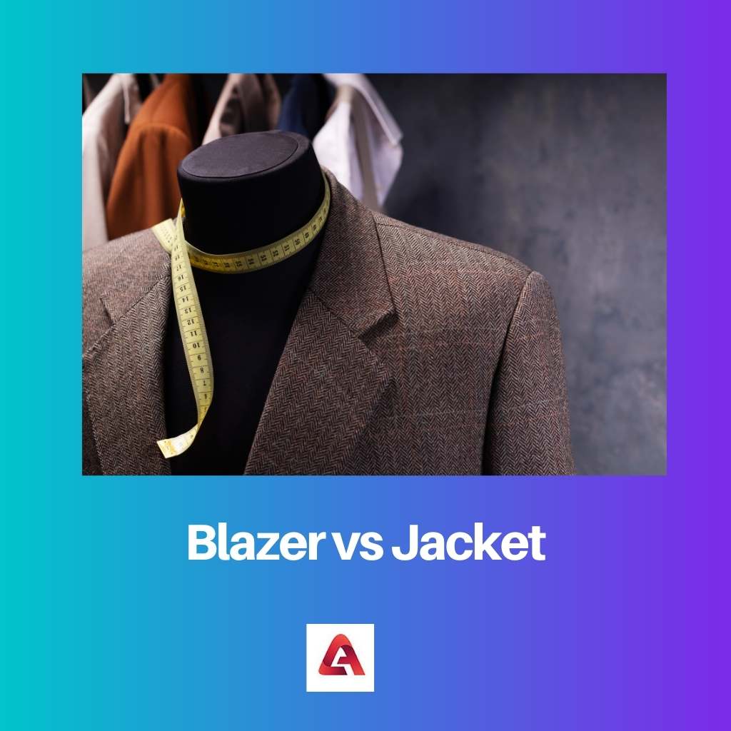 Blazer vs Jacket