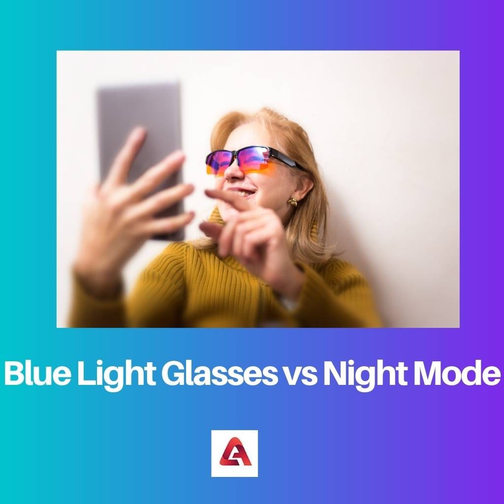 Blue Light Glasses vs Night Mode