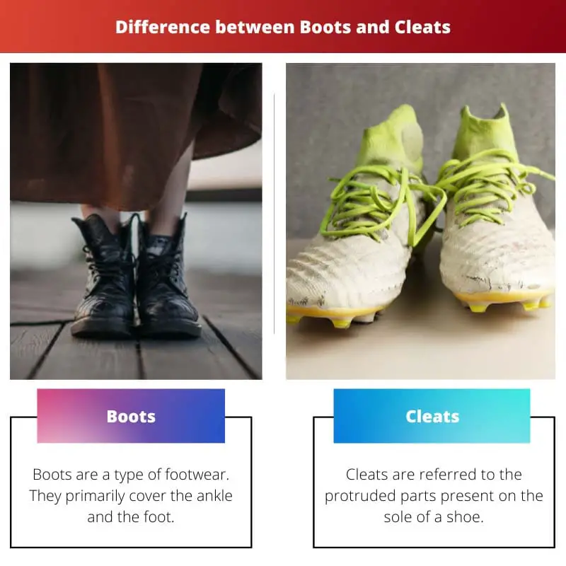 Boots vs Cleats – Whats different
