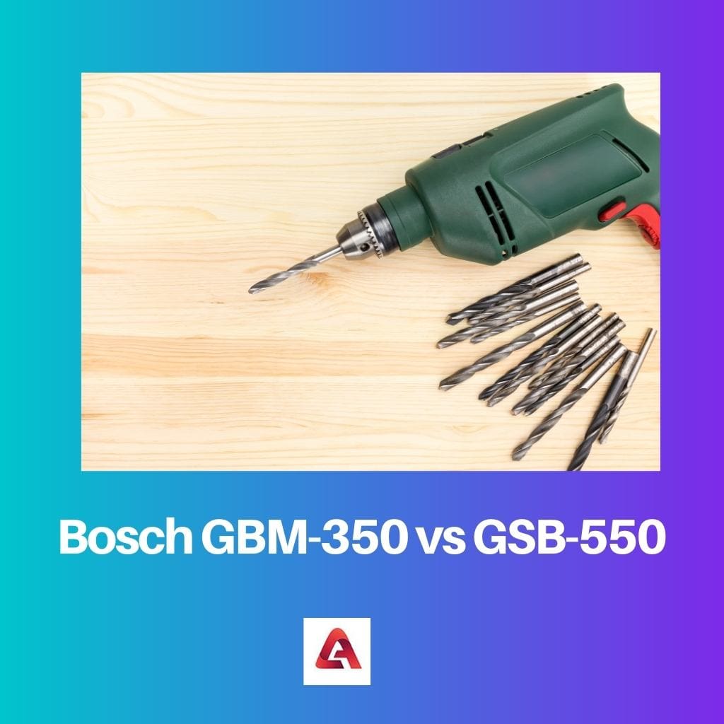 Bosch GBM 350 vs GSB 550
