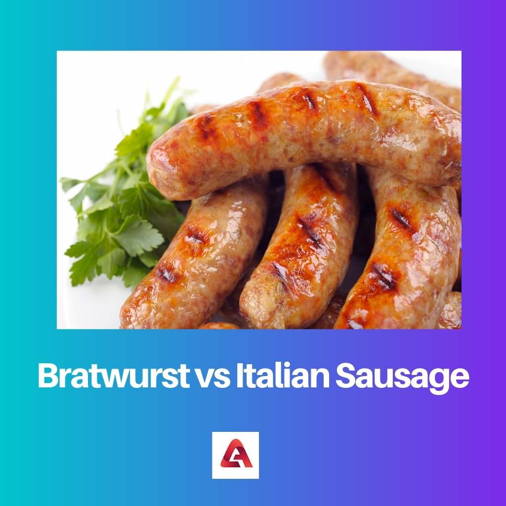 Bratwurst vs Italian Sausage