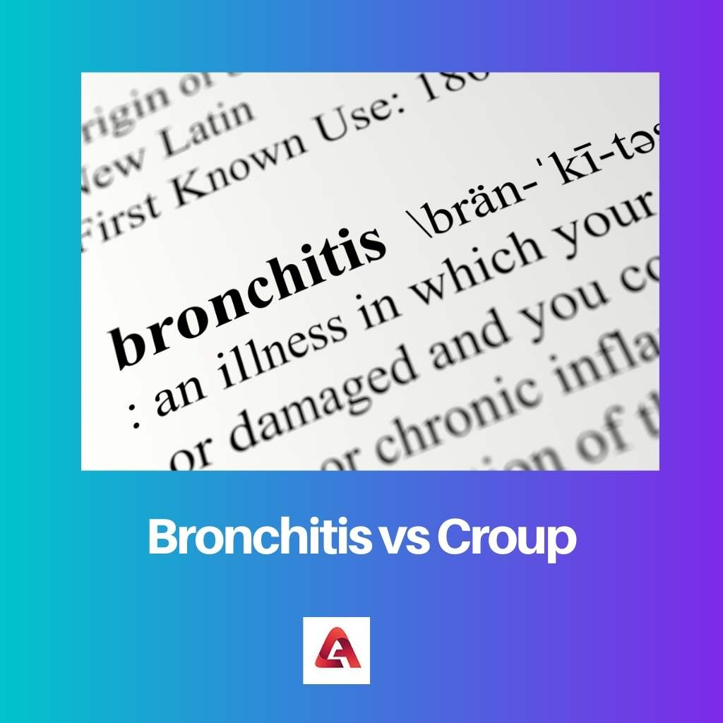 Bronchitis vs Croup