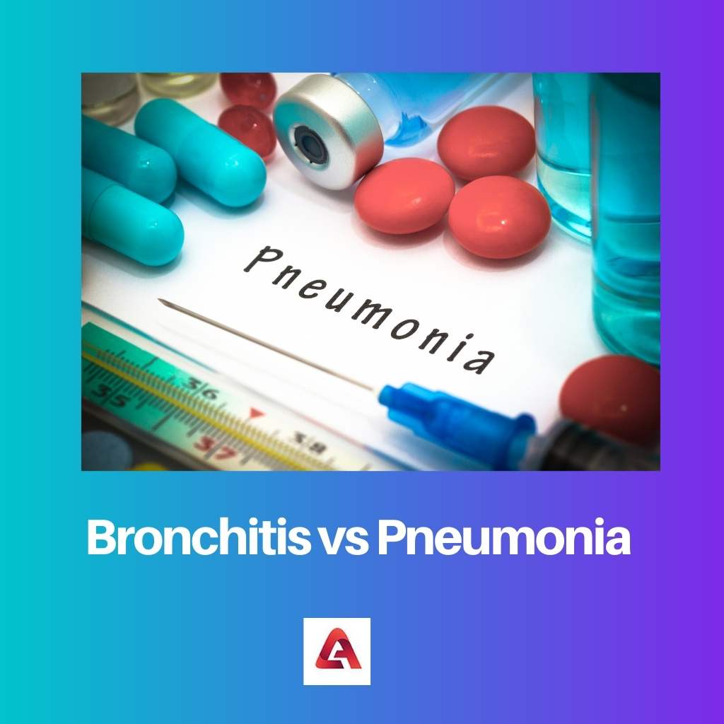 Bronchitis vs Pneumonia