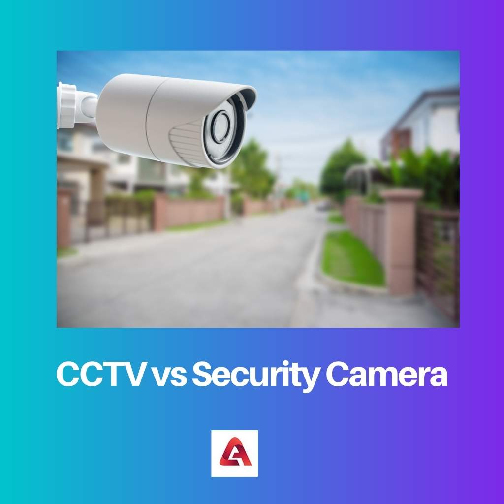 CCTV vs Security Camera