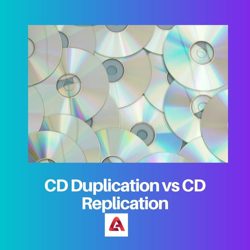 CD Duplication vs CD Replication