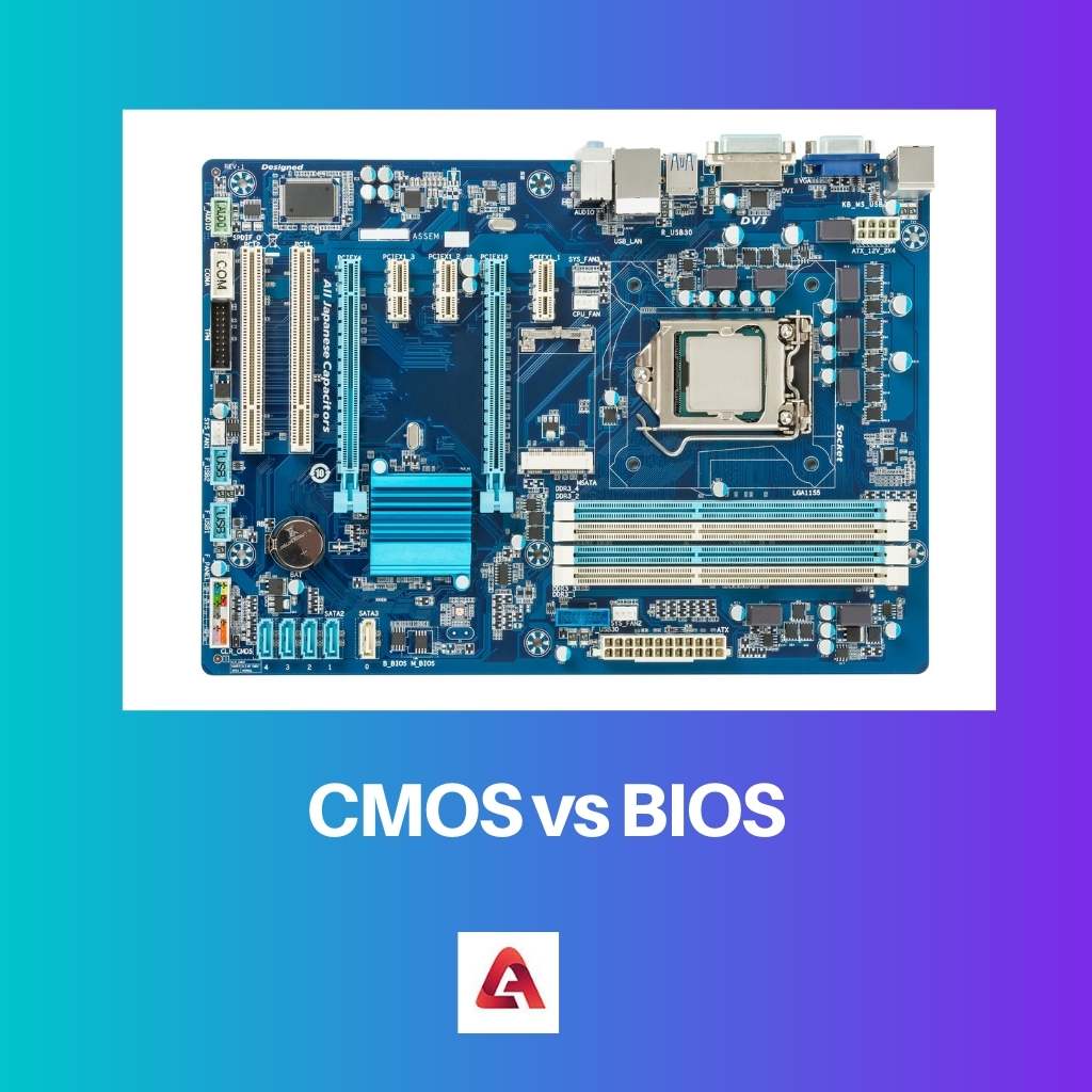 CMOS vs BIOS