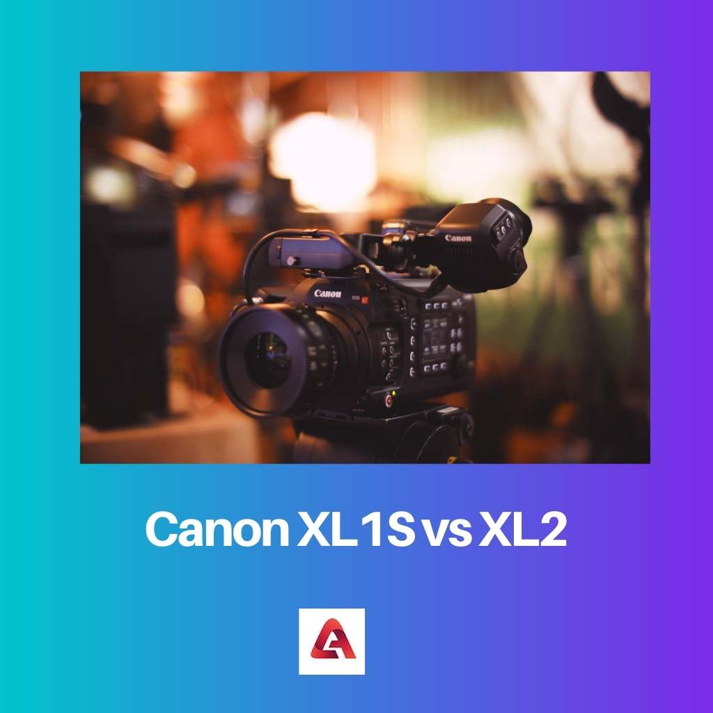 Canon XL1S vs XL2