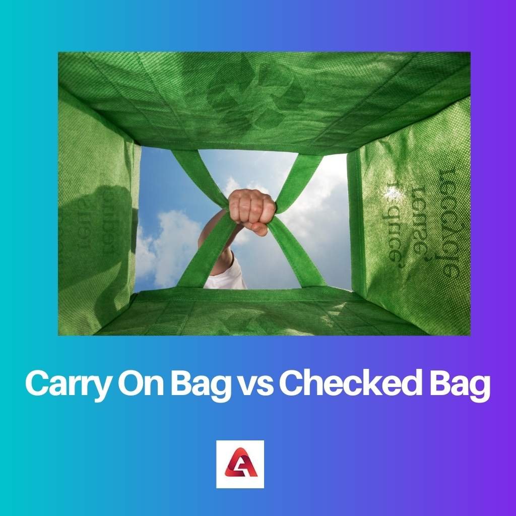 Carry On Bag vs Checked Bag