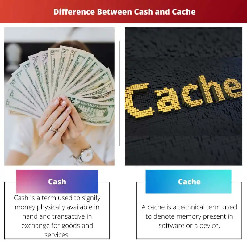 Cash vs Cache – Difference Between Cash and Cache