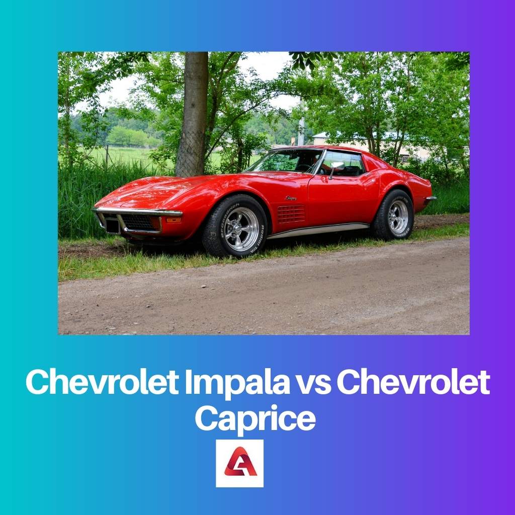 Chevrolet Impala vs Chevrolet Caprice