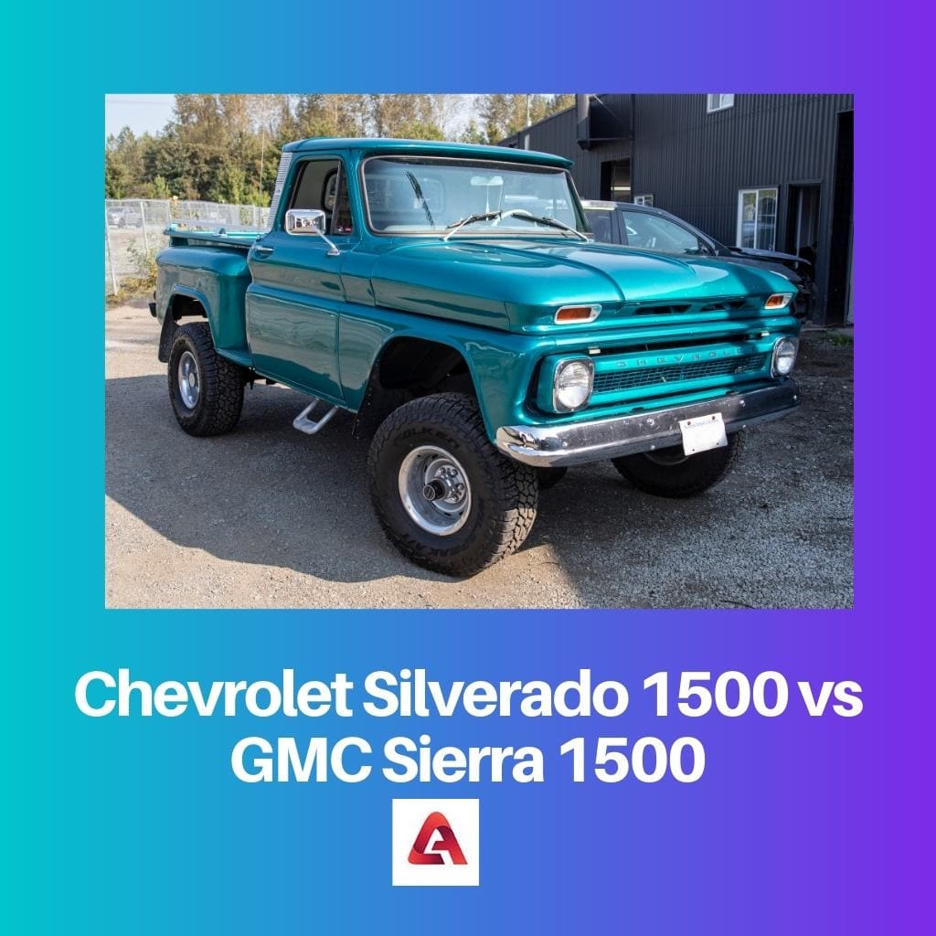 Chevrolet Silverado 1500 vs GMC Sierra 1500