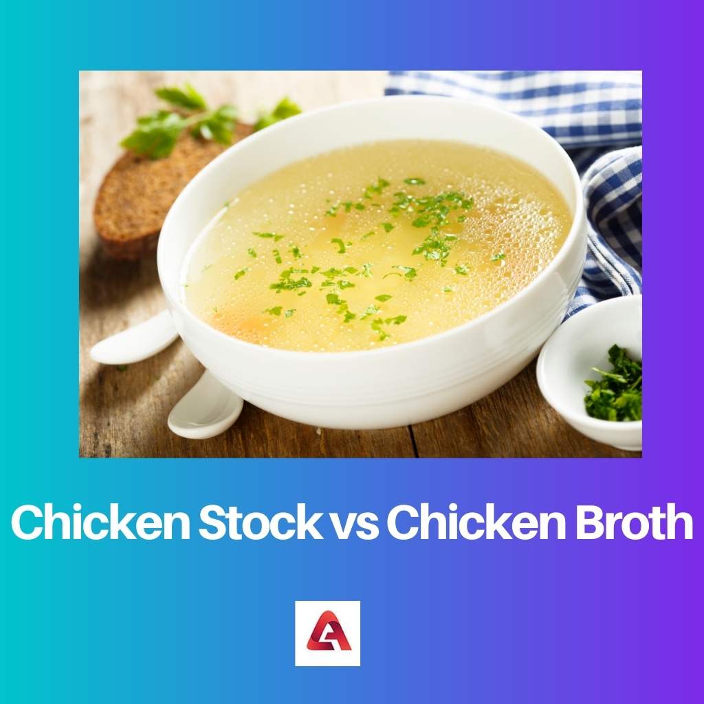 Chicken Stock vs Chicken Broth