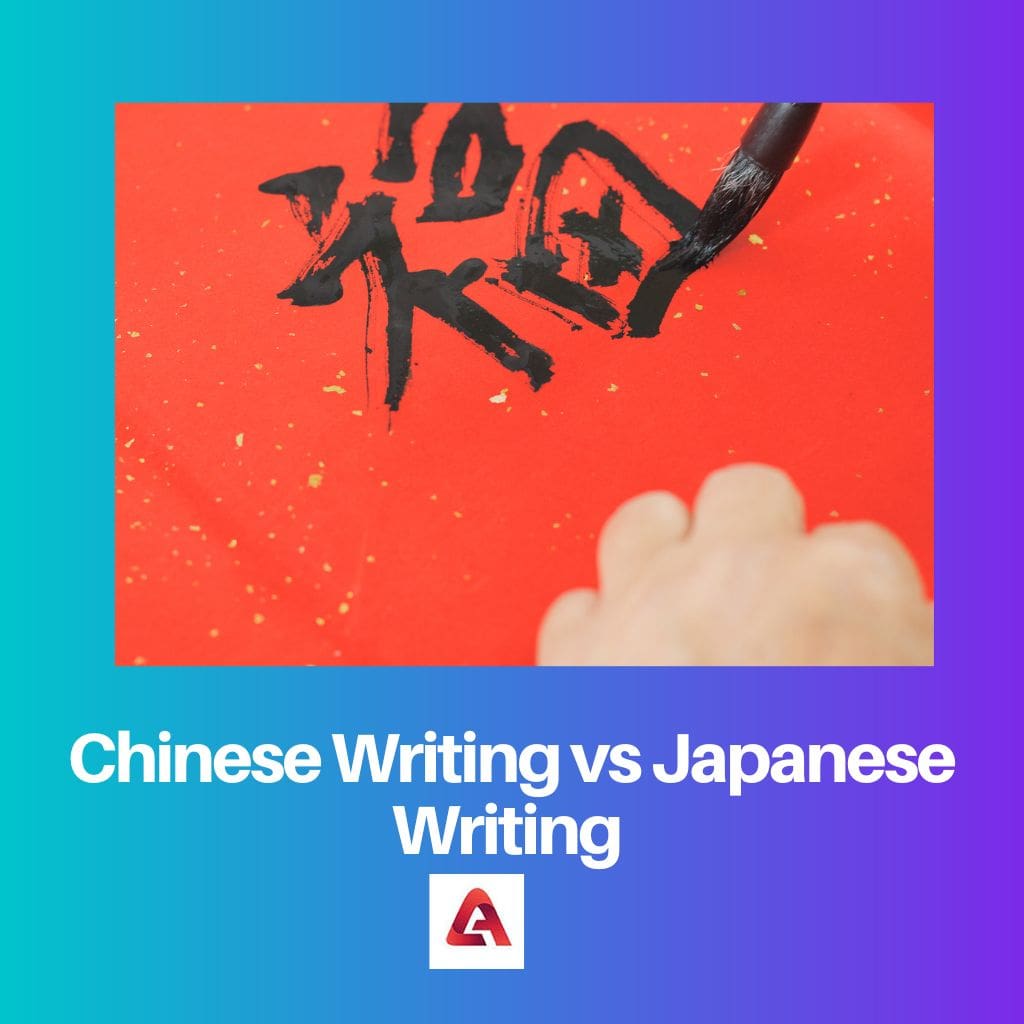 Chinese Writing vs Japanese Writing