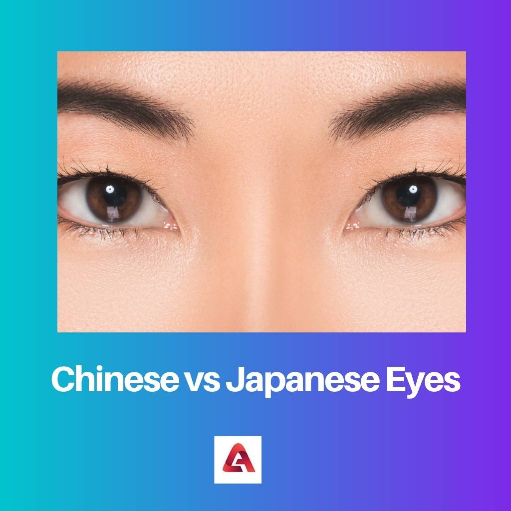 Chinese vs Japanese Eyes