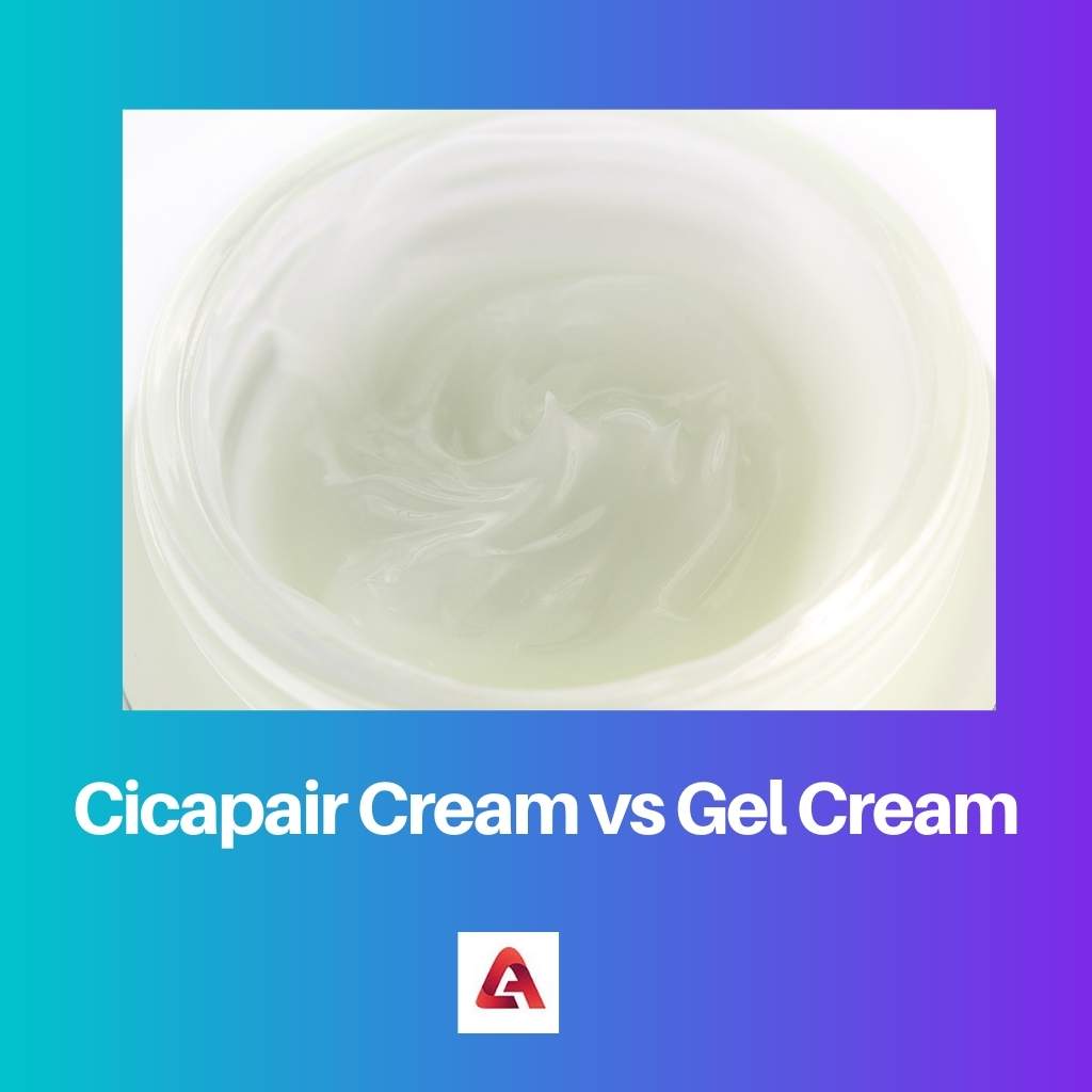 Cicapair Cream vs Gel Cream