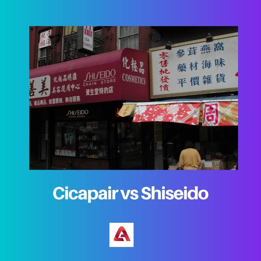 Cicapair vs Shiseido