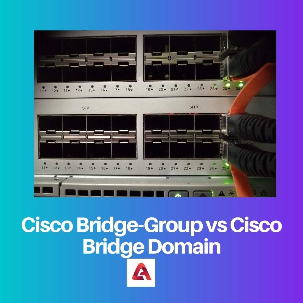 Cisco Bridge Group vs Cisco Bridge Domain