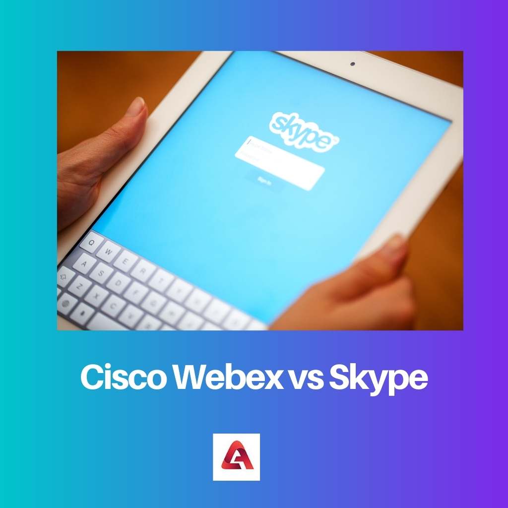 Cisco Webex vs Skype