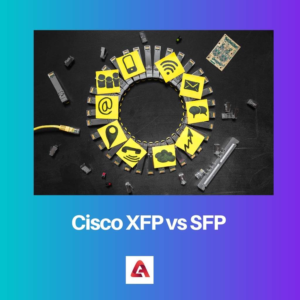 Cisco XFP vs SFP
