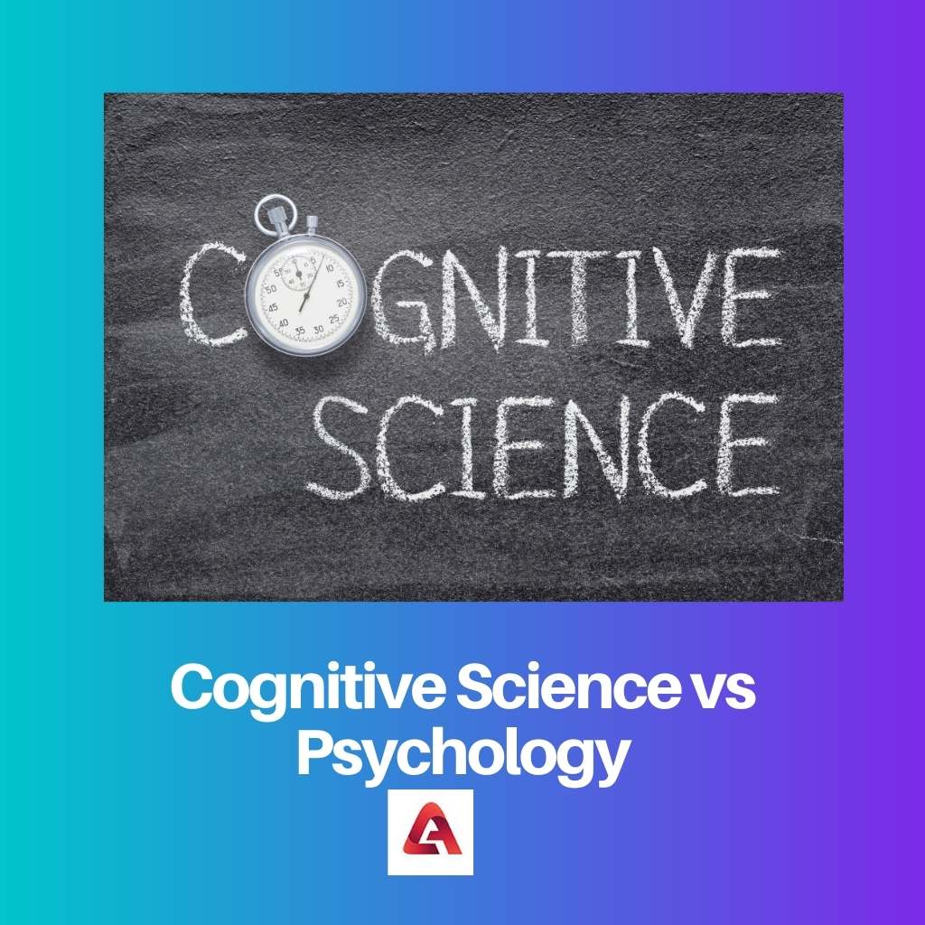 Cognitive Science vs Psychology