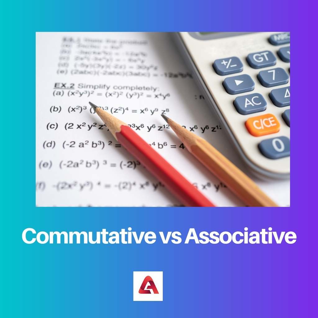 Commutative vs Associative