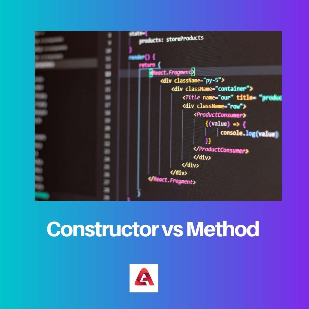 Constructor vs Method