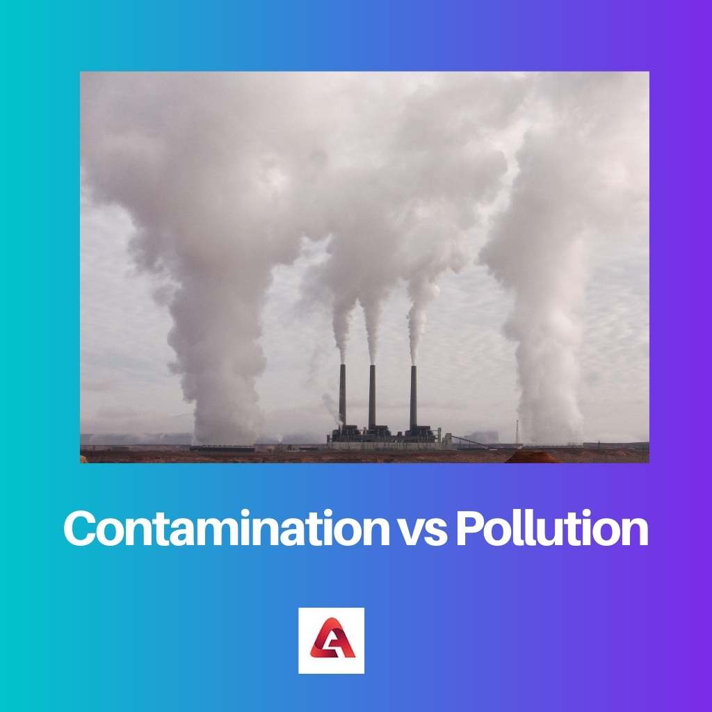 Contamination vs Pollution