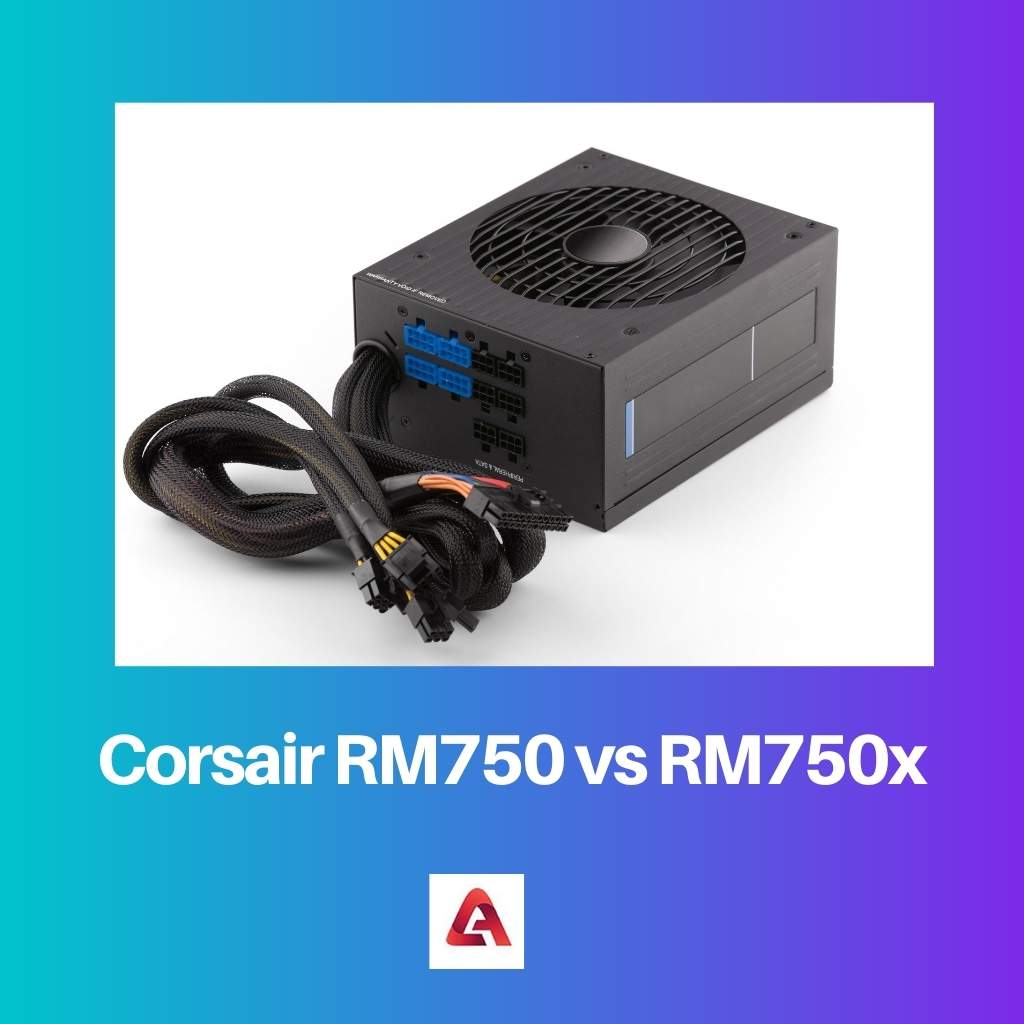Corsair RM750 vs RM750x 1