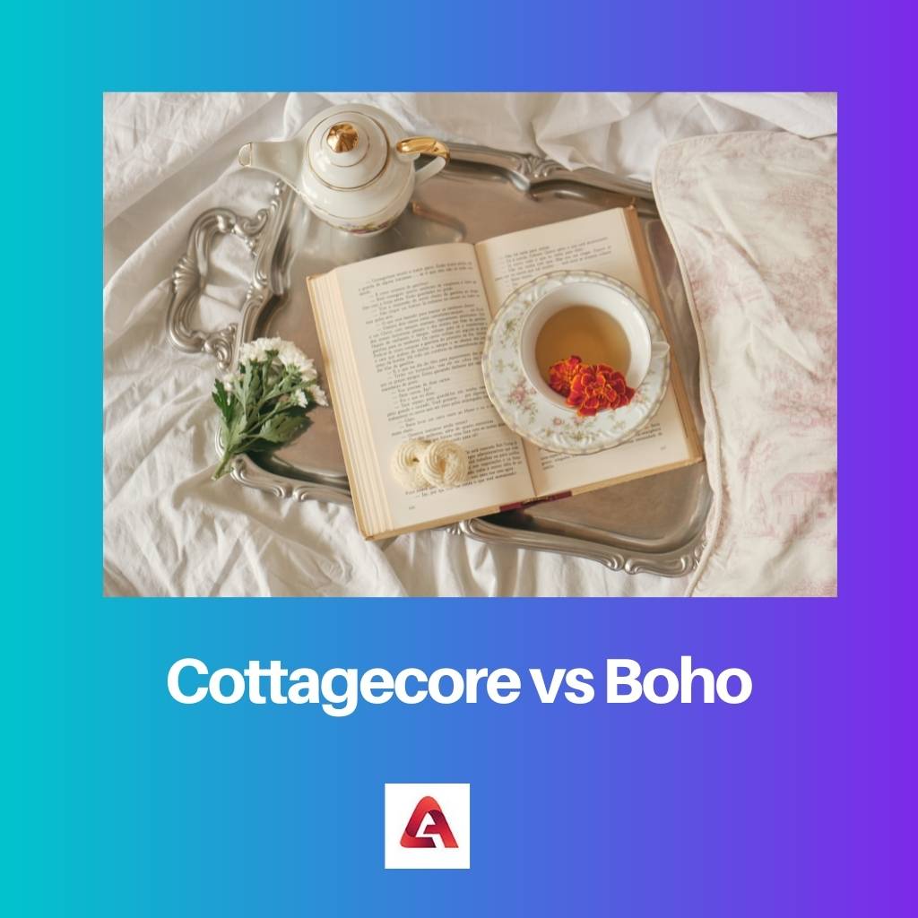 Cottagecore vs Boho