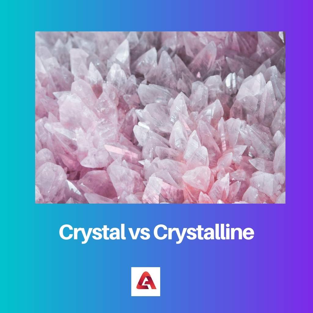 Crystal vs Crystalline