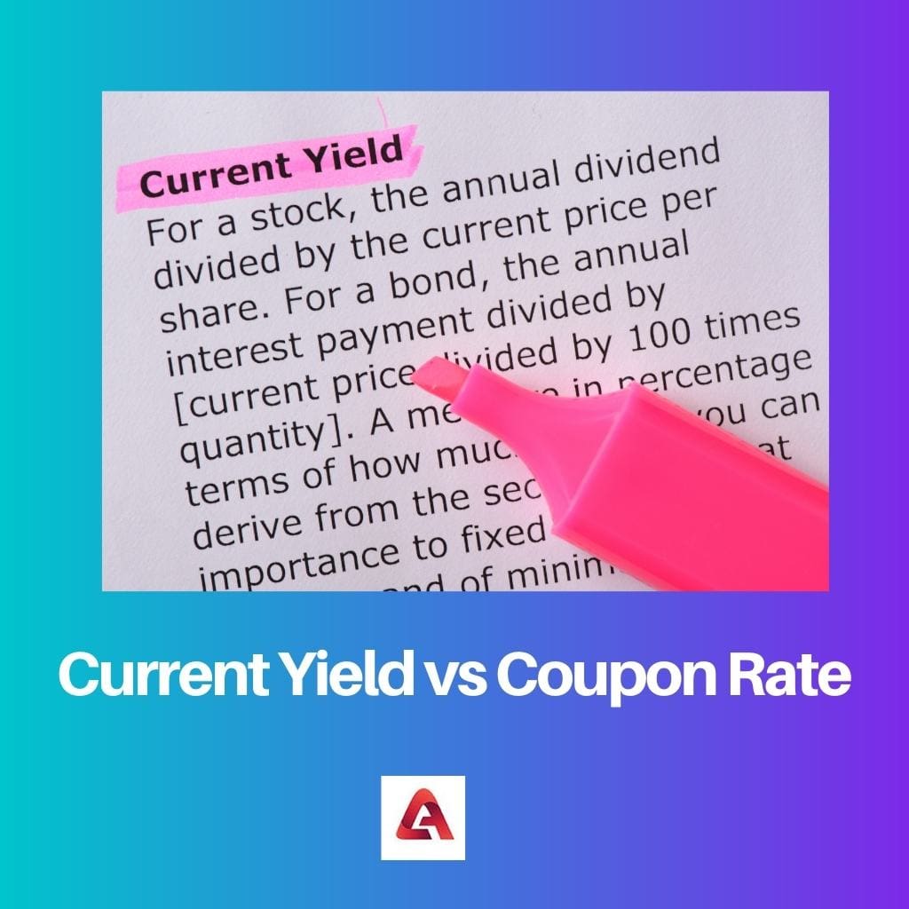 Current Yield vs Coupon Rate