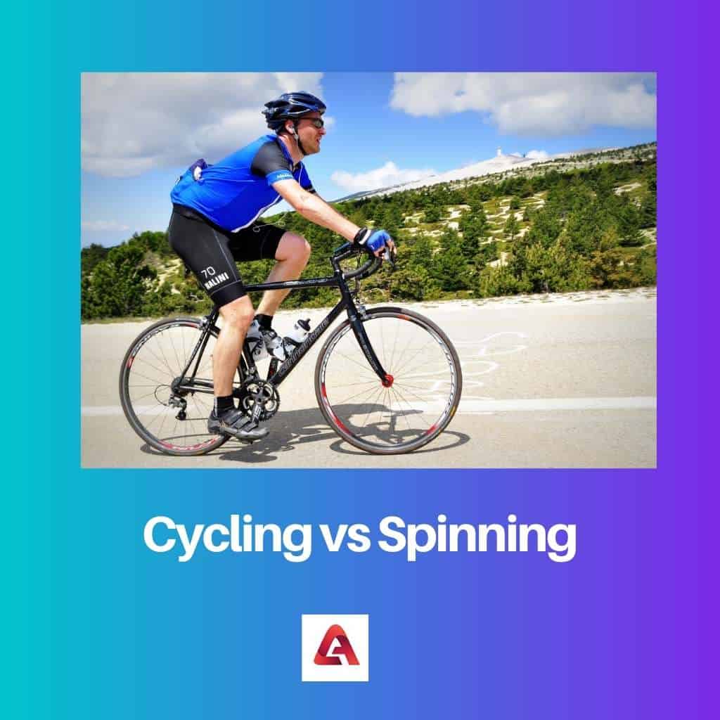 Difference Between Cycling And Spinning