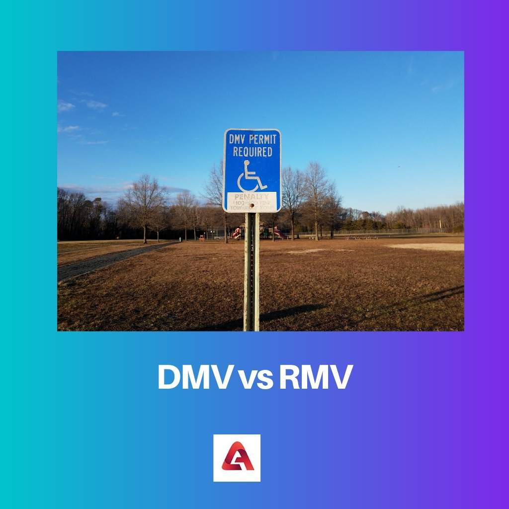 DMV vs RMV