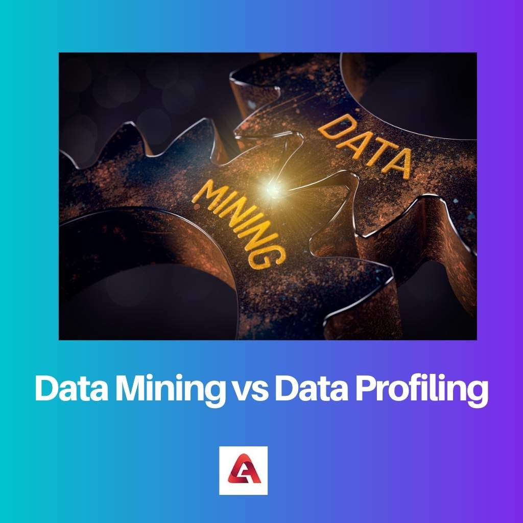 Data Mining vs Data Profiling