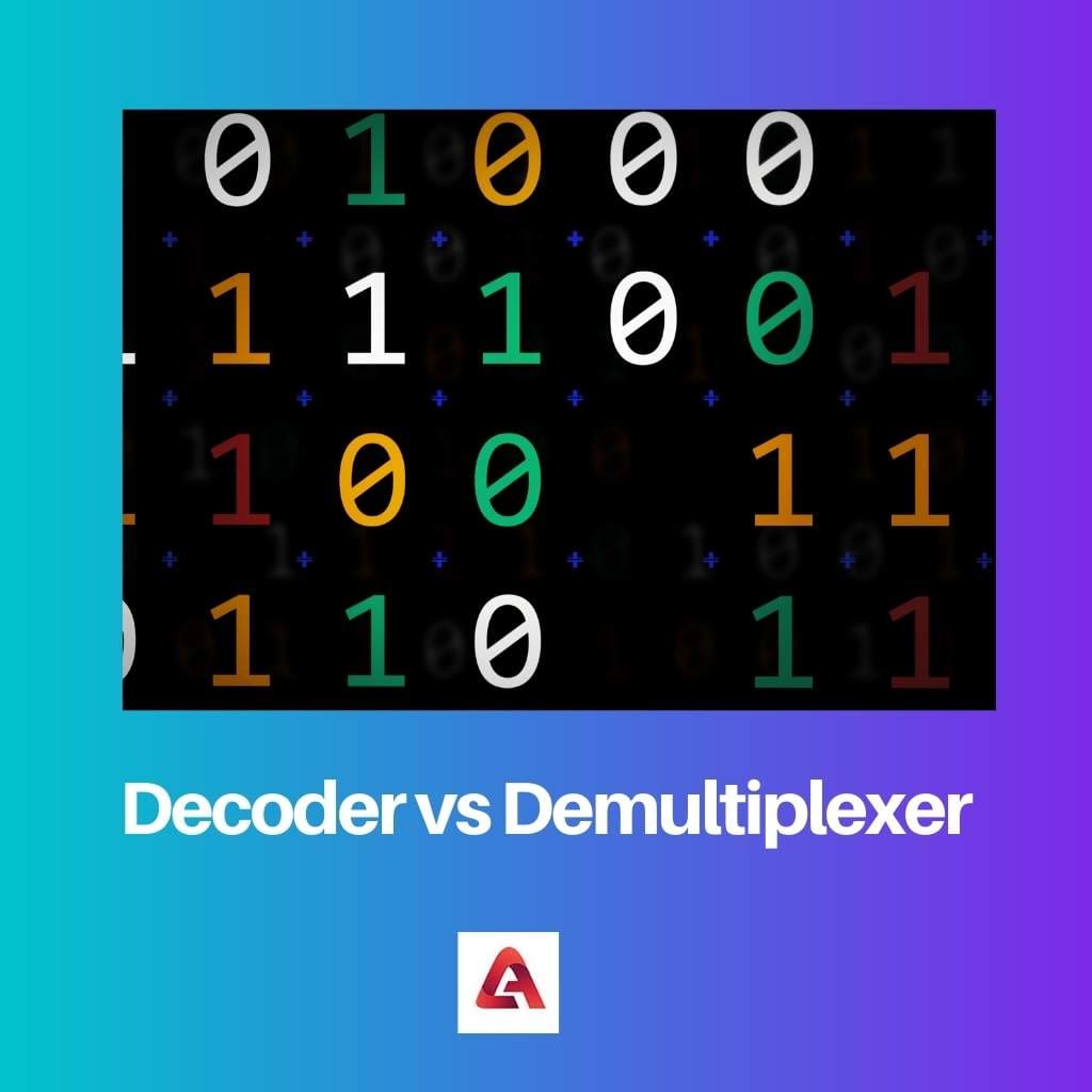 Decoder vs